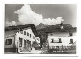 Sils-Maria (GR) Engadin - Dorfpartie - Tanksäule - 1950