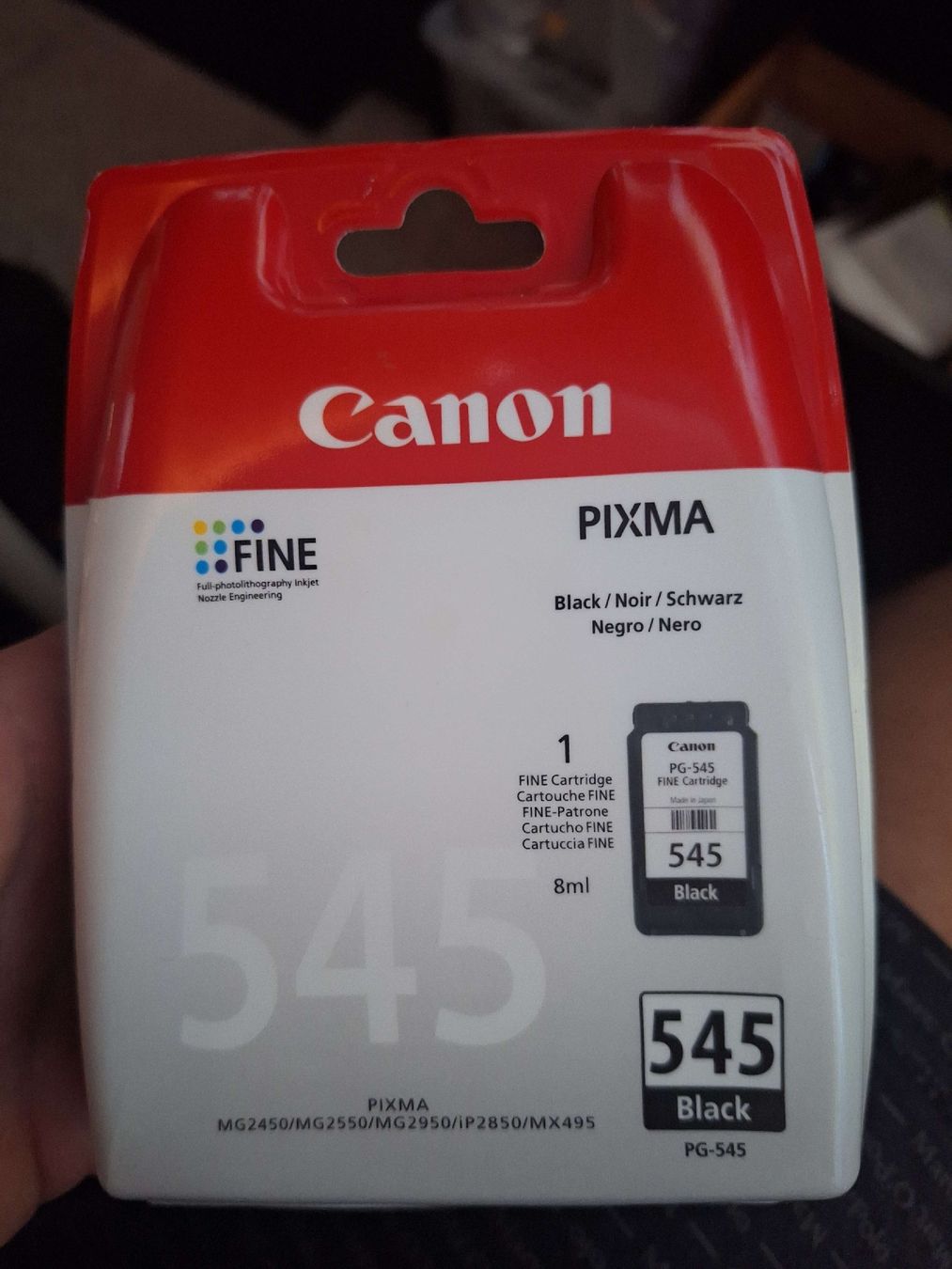 Canon Cartouches & Toner: Canon PIXMA PG-545 cartouche  – Neuf avec emballage d'origine à Tannay par v1n1p00h