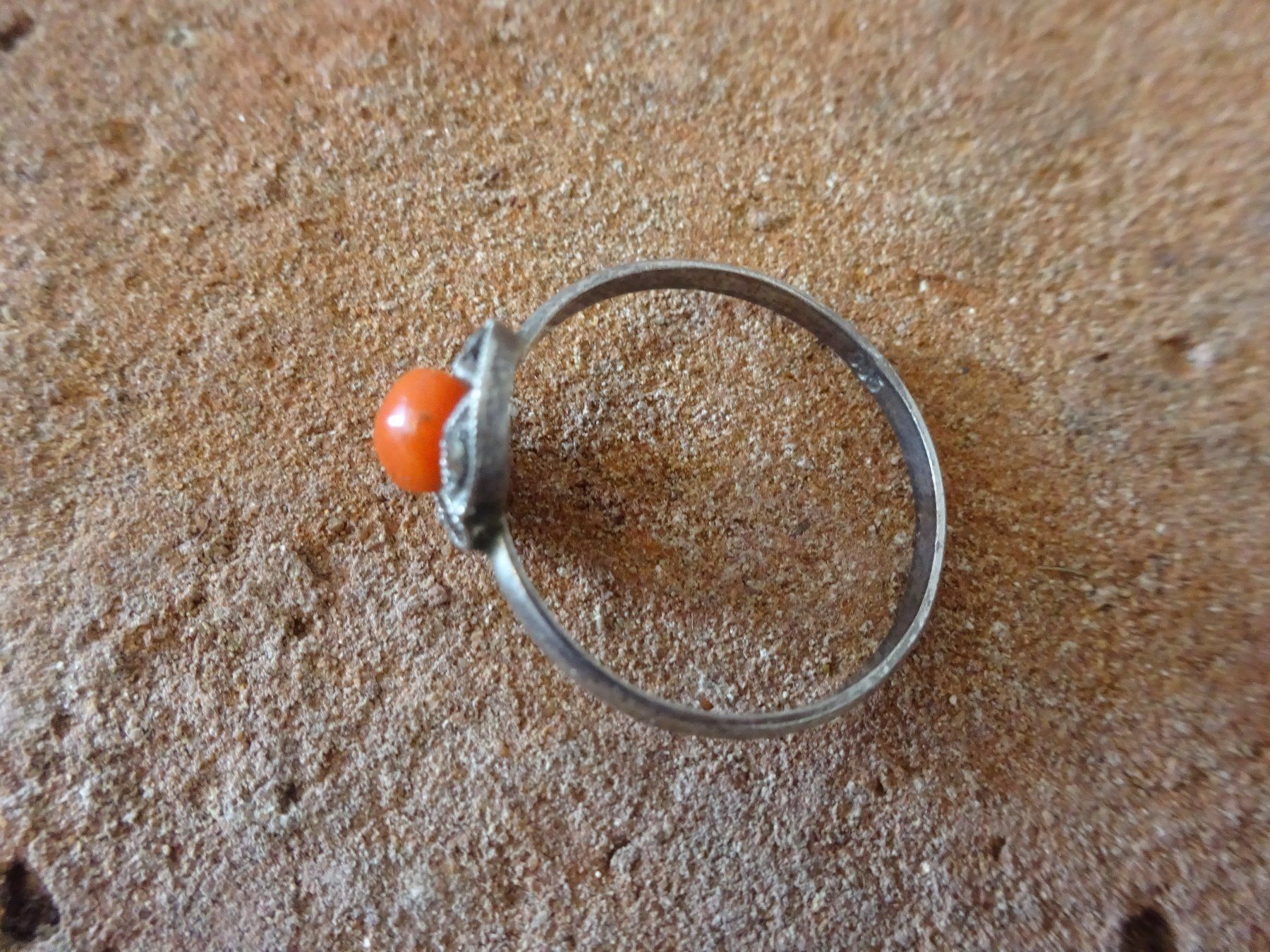 Ringe: Ring Jugendstil Koralle RG57 / 835 S. – Gebraucht aus Esslingen von FetteSchnecke 4