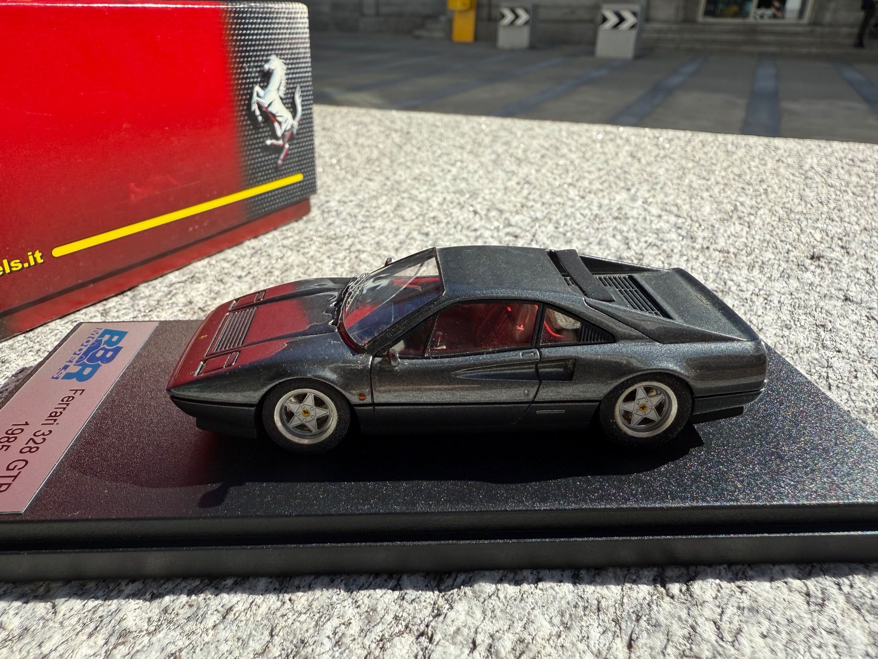 BBR Models Modellini d'auto: BBR 1:43 Ferrari 328 GTB 1985 – Usato da Chiasso venduto da Carrara-Modellismo 3