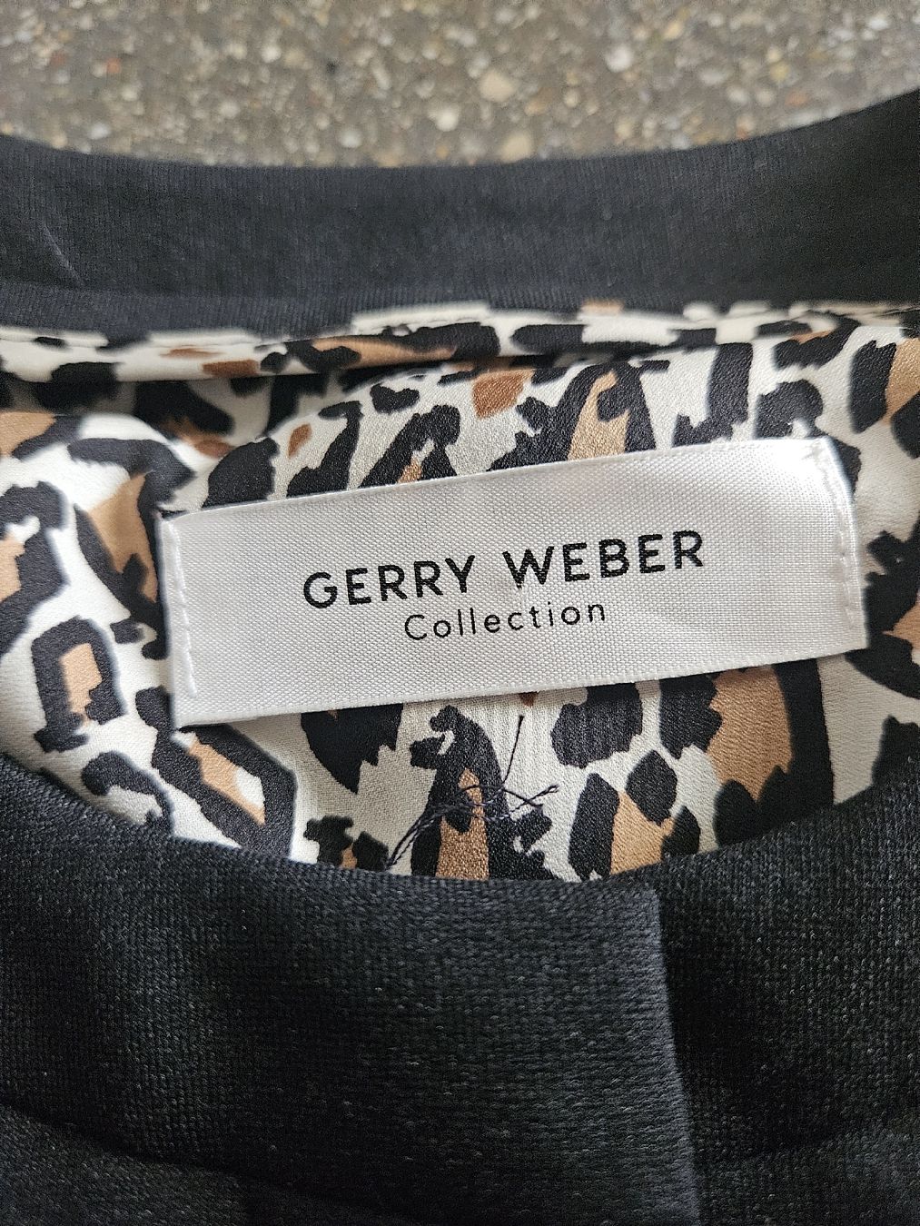 Gerry Weber Giacche: GERRY WEBER Jacke Gr. 40 Schwarz Leo Muster – Nuovo (secondo la descrizione) da Anwil venduto da tamoos 4