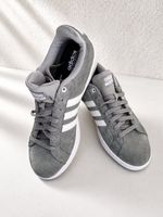 adidas Cloudfoam Sneaker Grau Wildleder – Grösse 45⅓ / UK 10