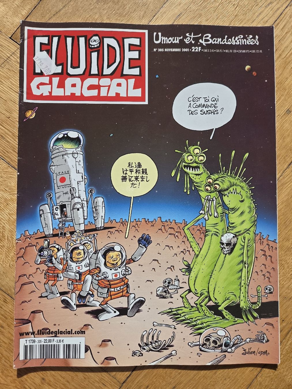 Fumetti: Fluide Glacial N°305,Nov. 2001 – Usato da Territet venduto da Cenh