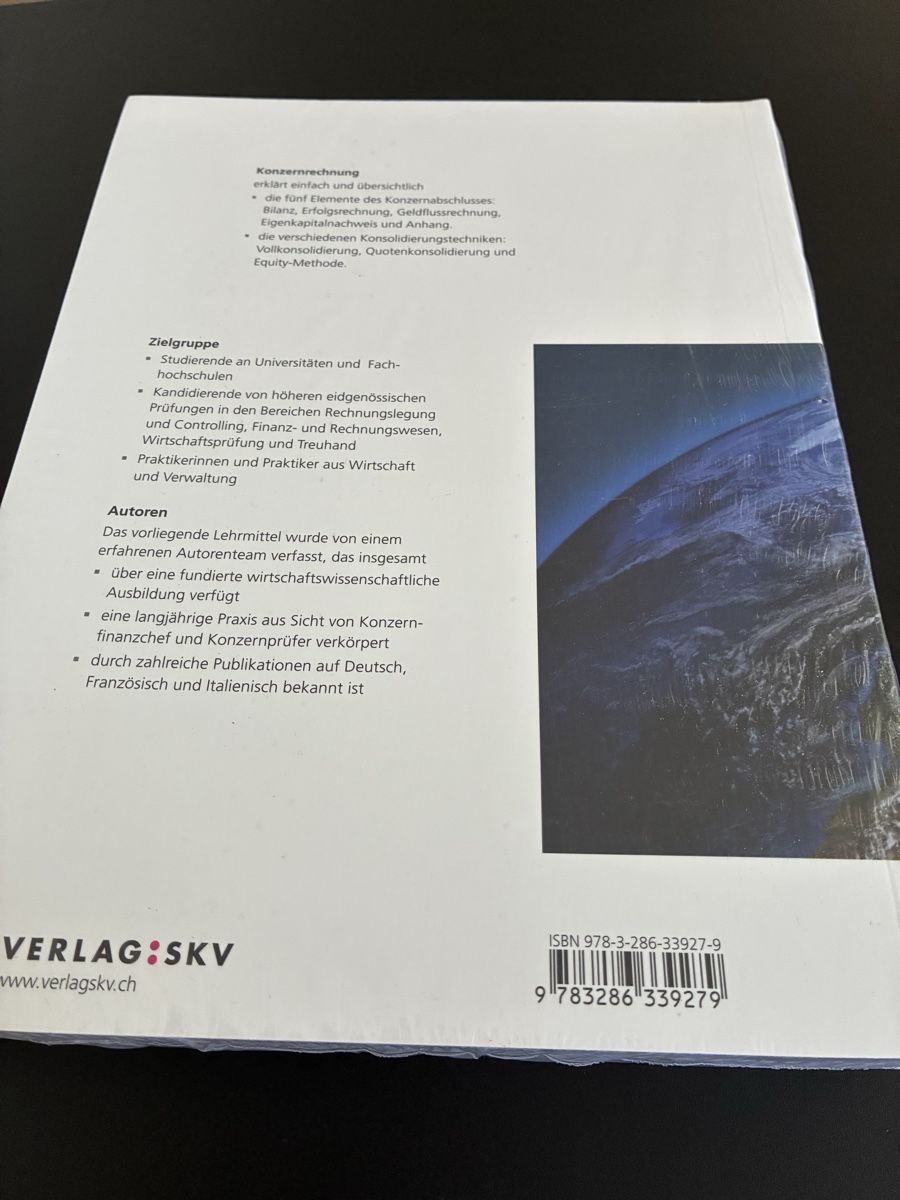 Libri: Konzernrechnung mit Lösungen – Nuovo e nell'imballaggio originale da Unterengstringen venduto da Cipsi 1