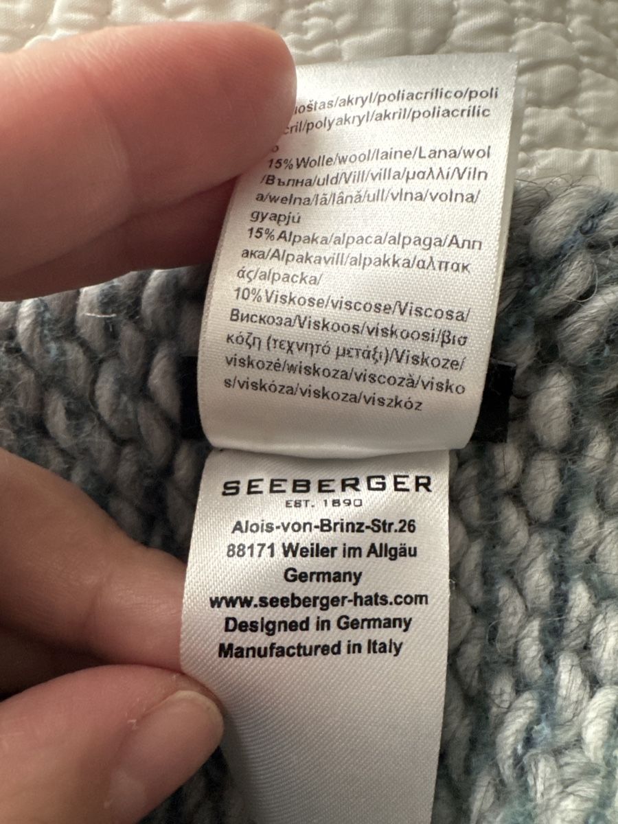 Hüte, Mützen & Caps: Seeberger Strick Stirnband hellgrau - blau – Neu (gemäss Beschreibung) aus Brütten von Rod816 6