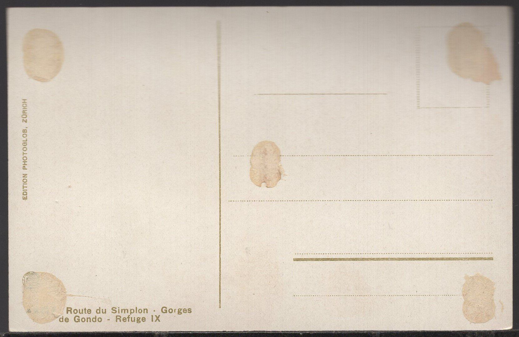 Cartoline postali: Route de Simplon – Usato da Aarau venduto da kufi44 1