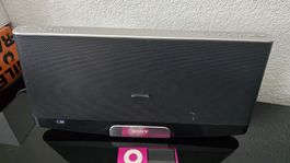 Sony RDP-XF300IP Dockingstation mit iPod Nano 8GB pink