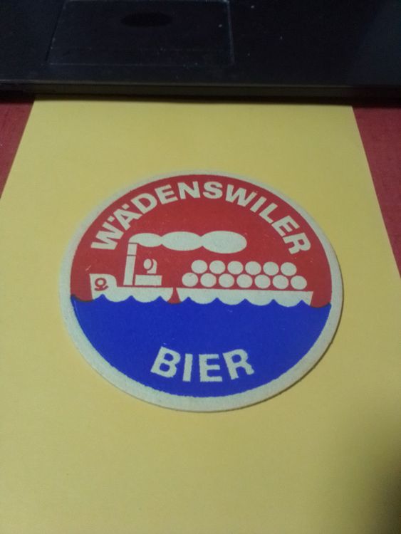 Bierdeckel alt Wädenswiler Bier Motiv Schiff {BD7} | Kaufen auf Ricardo