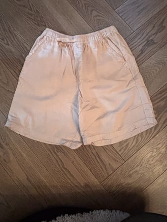 Zara Beige Linen Summer Shorts, 11-12 Years - Relaxed Fit