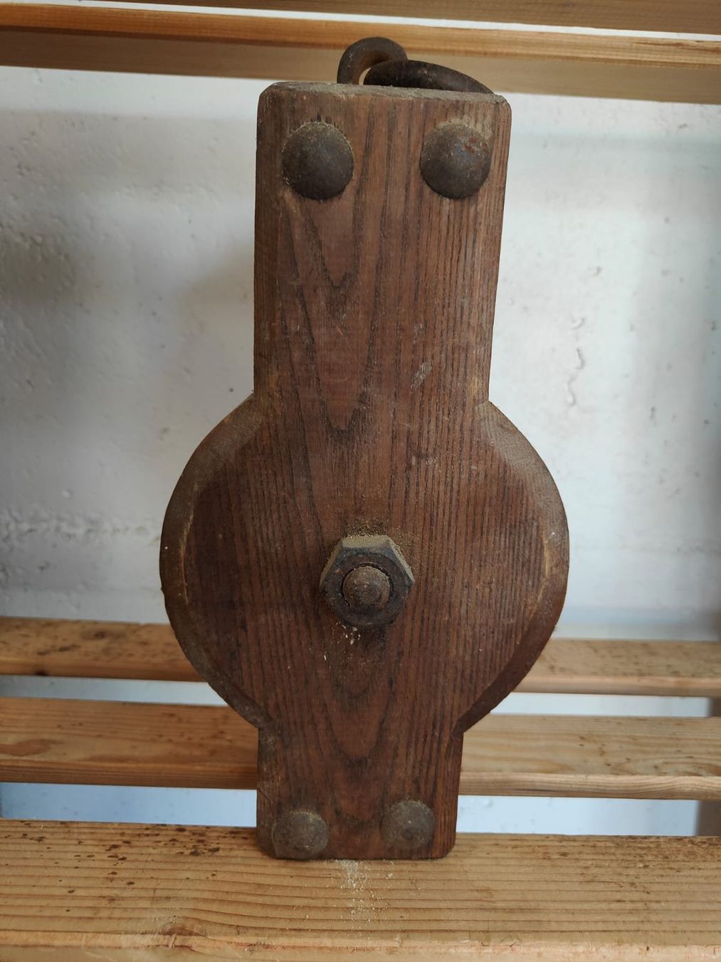 Sonstiges zum Lager & Transport: Holz Umlenkrolle – Gebraucht aus Ruswil von kellerruswil