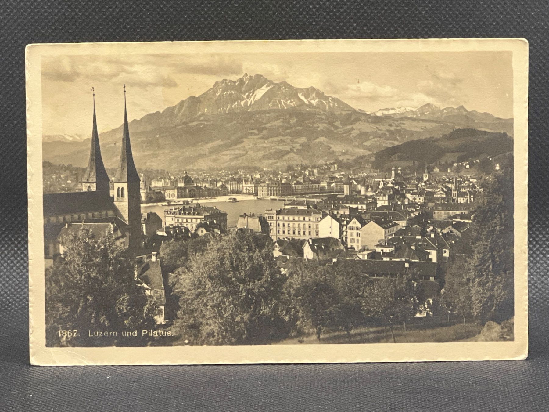Cartoline postali: Luzern und Pilatus – Usato da Widnau venduto da Brusi9
