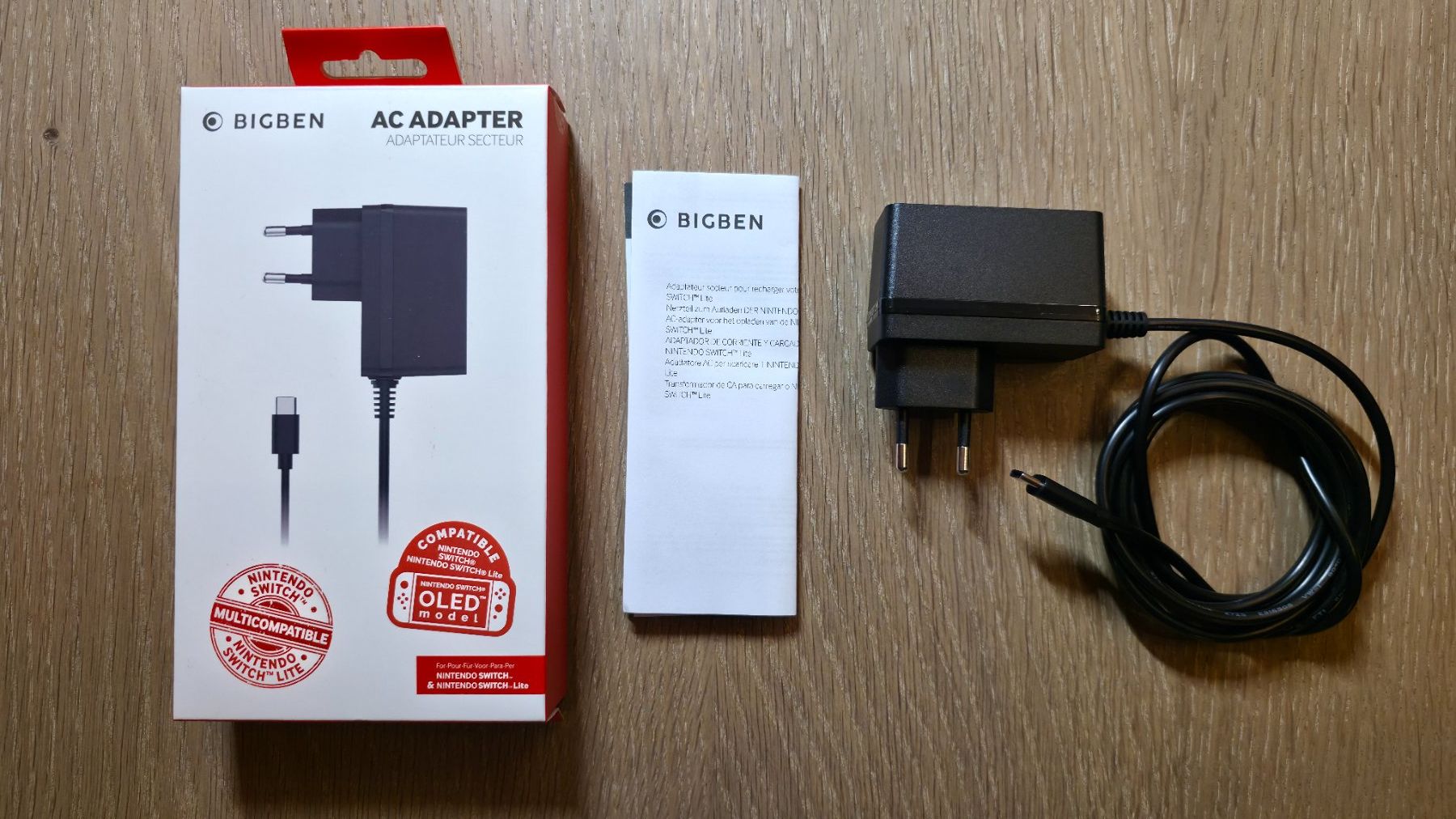 Nintendo Adattatori & Cavi: Konsole, Nintendo Switch, Ladegerät, Bigben AC-Adapter / OVP – Nuovo (secondo la descrizione) da Sirnach venduto da TheMrFreeman