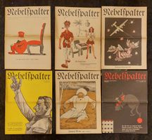 antike Nebelspalter Hefte, 1943 10x , 1985 1x
