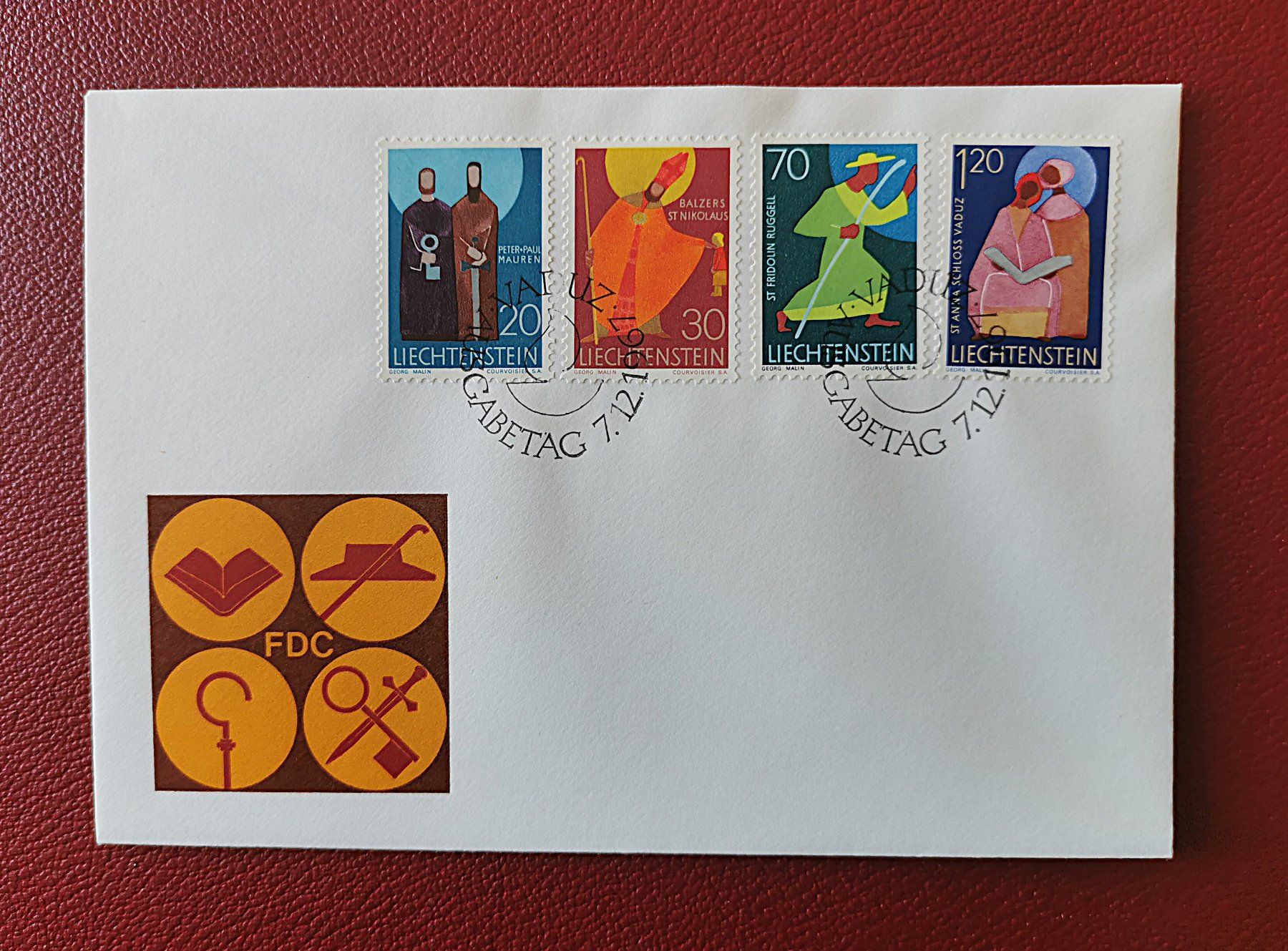 Tutti i francobolli: FDC Fürstentum Liechtenstein – Usato da Lichtensteig venduto da chlepfshit