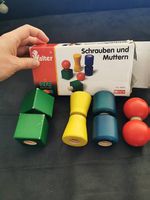 Spielzeug Holz Schrauben und Muttern