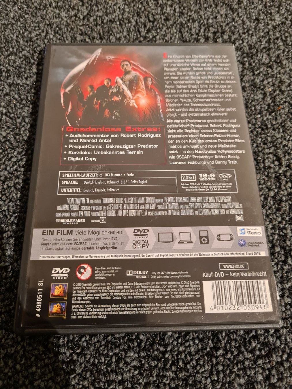 Alle DVDs: PREDATORS(8209) – Gebraucht aus Ruswil von M71 1