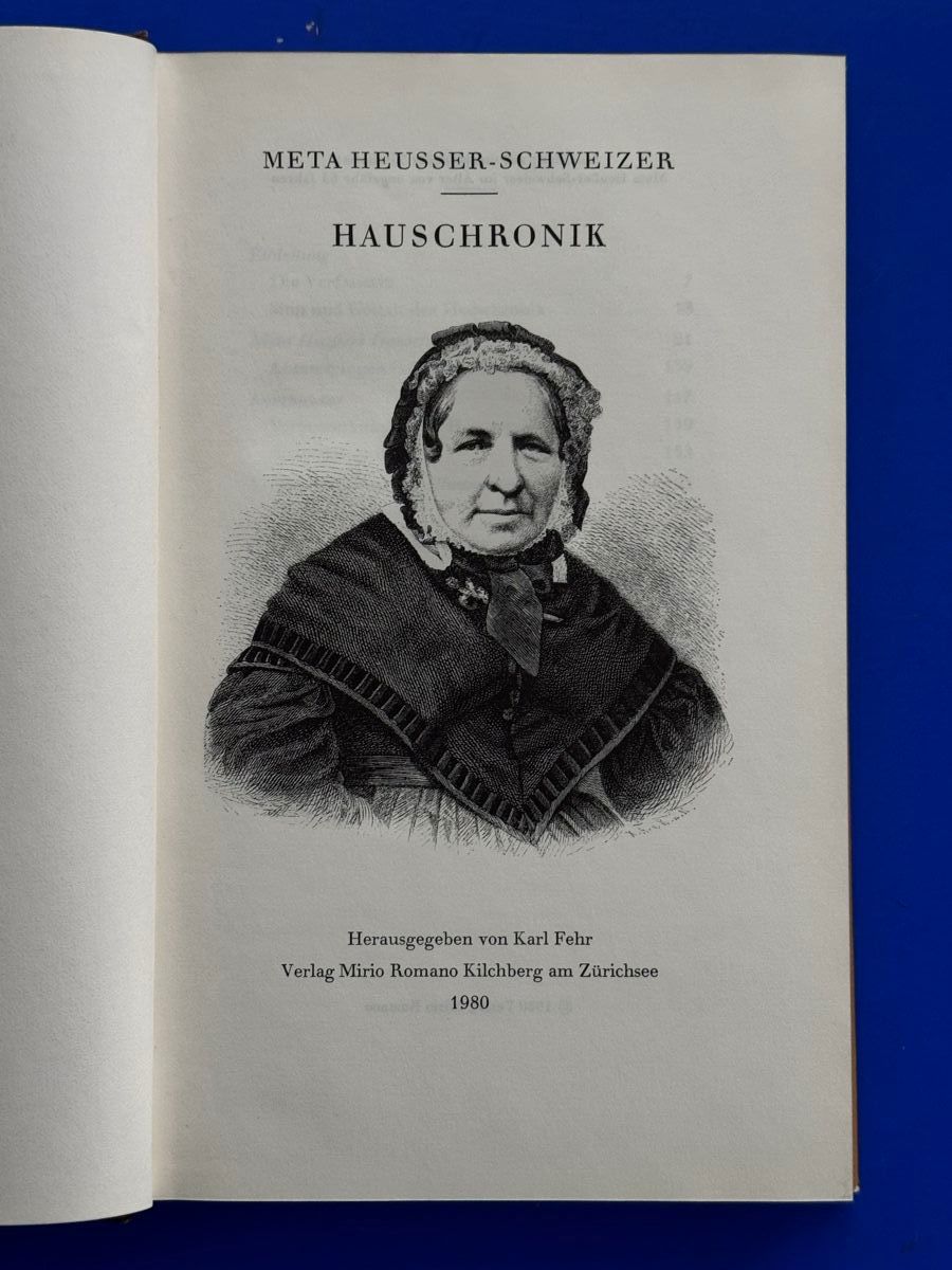 Libri: Meta Heusser-Schweizer Hauschronik – Usato da Adliswil venduto da buch_und_kunst 1