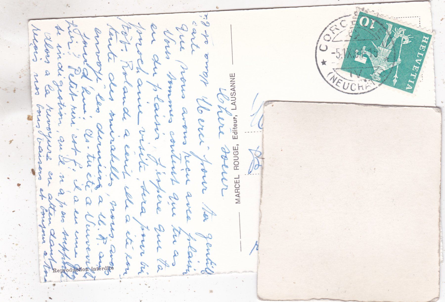 Cartes postales: Lac de Neuchâtel Serrières Auvernier – D'occasion à Herisau par Lisegrat2008 1