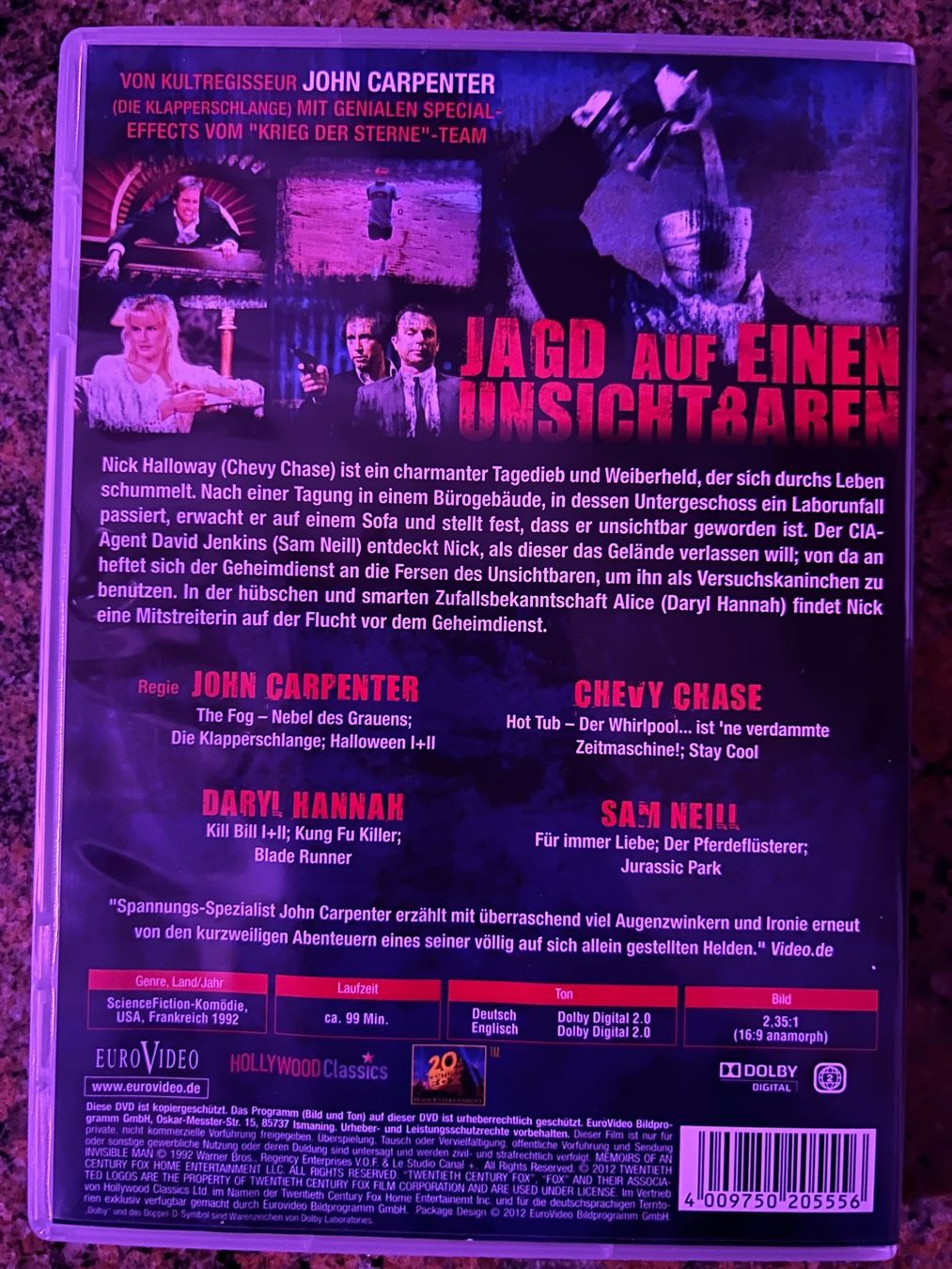 Tutti i DVDs: Jagd auf einen Unsichtbaren DVD – Usato da Bern venduto da iva_zwk6 1
