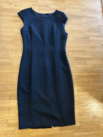 Zara Basic, robe noire droite, taille M