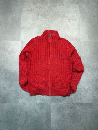 Ralph Lauren Cable Knit Zipper – Grösse L