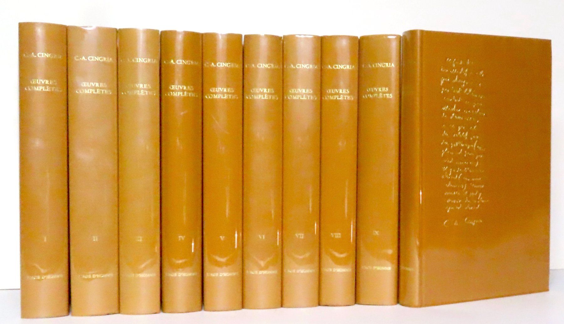 Livres: Charles-Albert Cingria - Oeuvres complètes – D'occasion à Le Locle par LibrairieLaBergerie