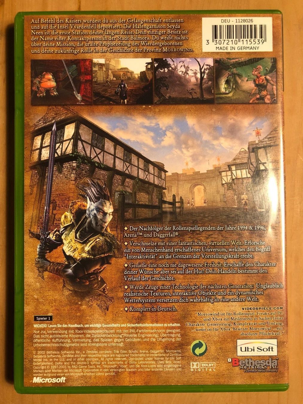 Microsoft Spiele: Elder Scrolls Morrowind NTSC/US Xbox – Gebraucht aus Kestenholz von Mad18 1