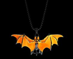 Halloween Fledermaus-Kette (leuchtet im Dunkeln )
