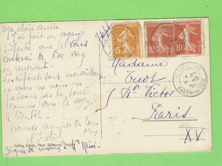 Cartoline postali: Vue génerale de St.-Gingolph – Usato da Zürich venduto da t24_de 1