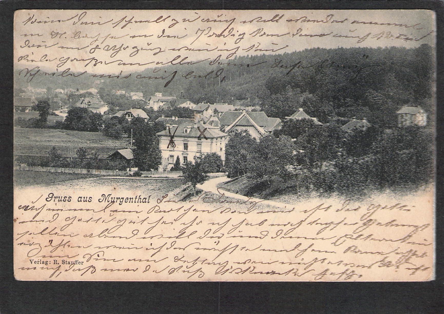 Cartoline postali: -Murgenthal Aargau , 1905 – Usato da Reichenburg venduto da Pipo-67