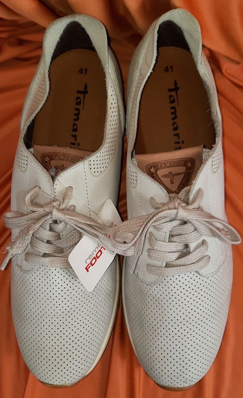 Tamaris Scarpe da donna: TAMARIS Damen Sneaker Weiss Gr. 41 – Nuovo (secondo la descrizione) da Seuzach venduto da VT-Collections2 7