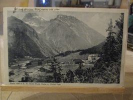 Preda Hotel Kulm Chalet Post Bergün Postkarte  1925  2
