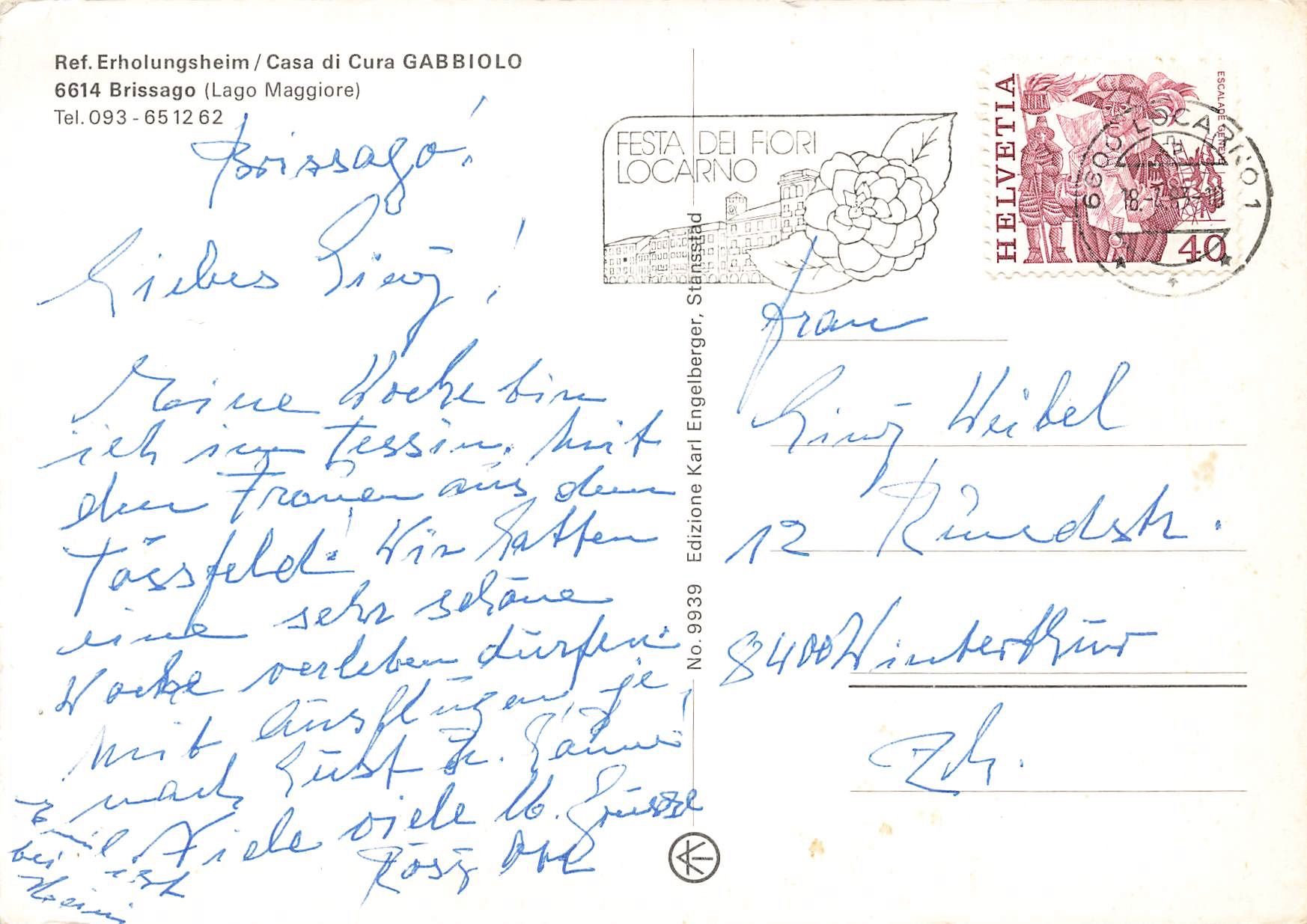 Cartoline postali: Brissago – Usato da Biasca venduto da Blenio71 1