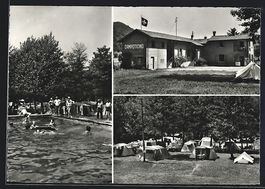 Figino, Campoticino, Schwimmbad und Zelt