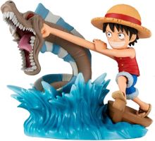 ONE PIECE - WCF Log Stories - Luffy - (vs Sea Monster)  7cm