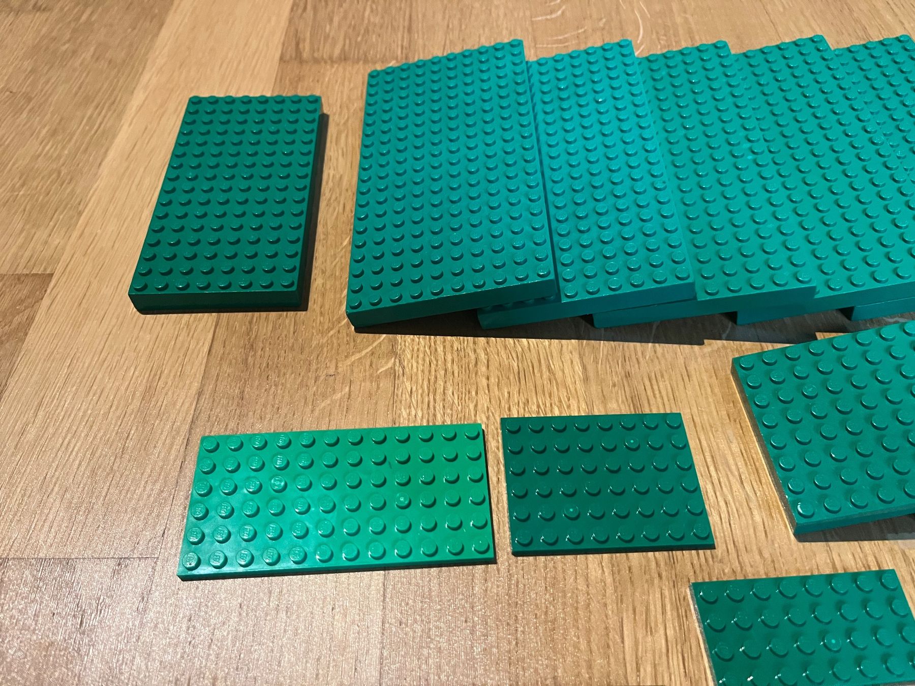 Lego Giocattoli: Diverse LEGO-Platten grün – Usato da Winterthur venduto da chruedt 1