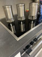 3 Pots à  en verre et inox, cuisine moderne!