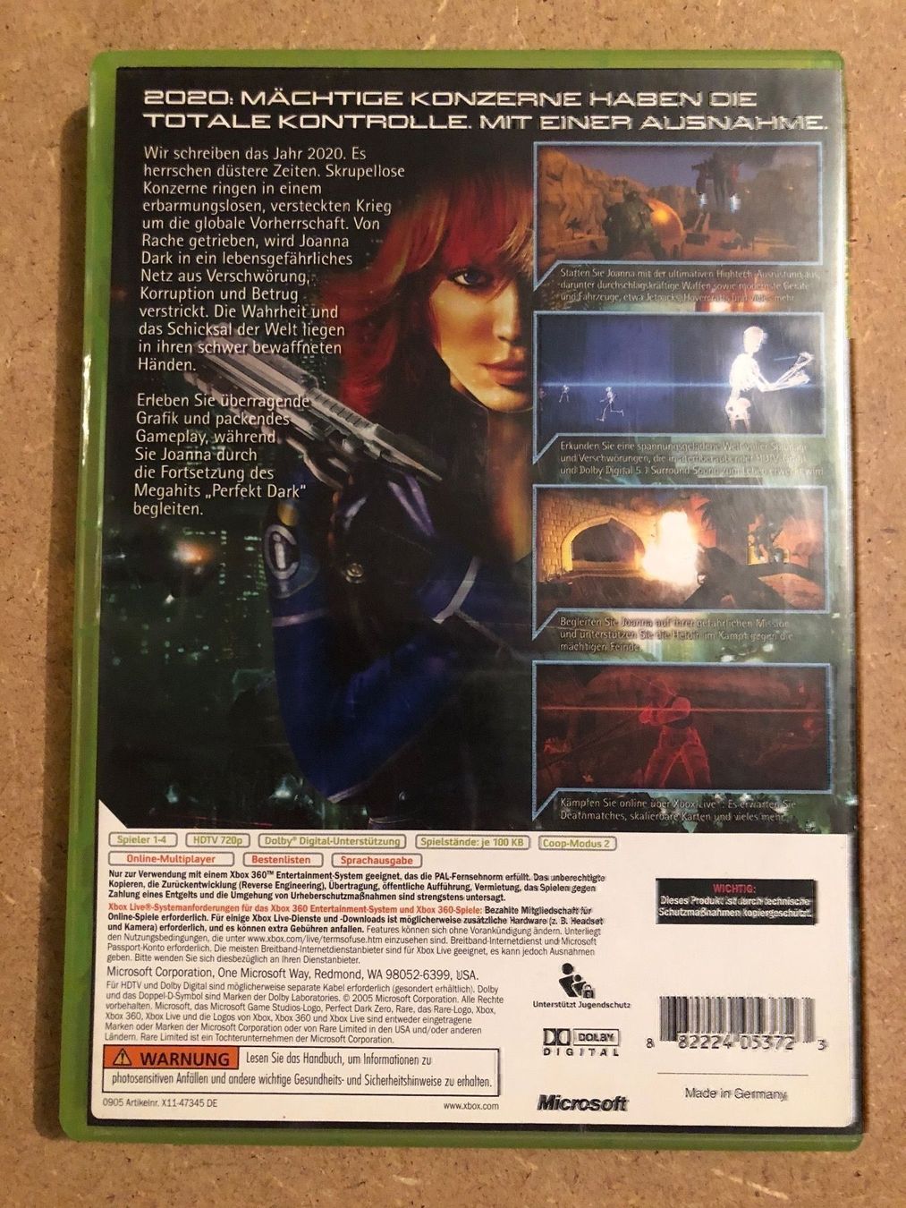 Spiele: Perfect Dark Zero für Xbox 360 – Gebraucht aus Kestenholz von Mad18 1
