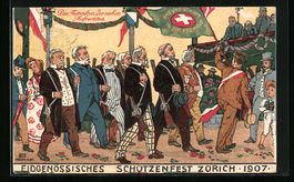 Zürich, eidgen. Schützenfest 1907, das