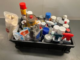 Post. div. Farben, Lacke uvm. gemischt aber gut ab 1.-