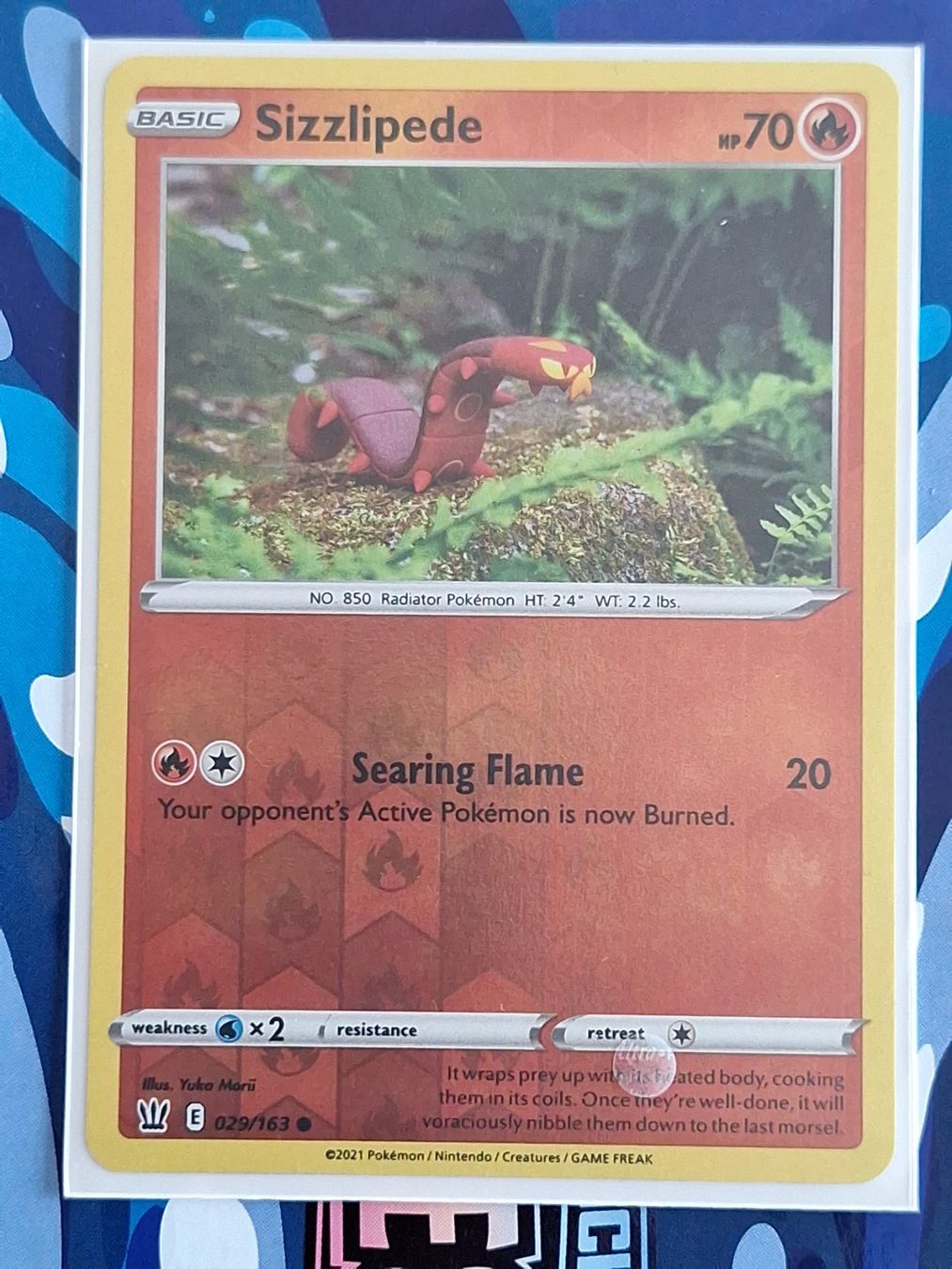 Pokémon Sammelbilder & Trading cards: Sizzlipede - Reverse Holo #Ord18 – Gebraucht aus Altstätten SG von GGsGameshop
