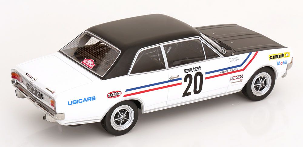 Opel Modellini d'auto: OPEL COMMODORE A #20 MONTE CARLO 1971 1:18 MCG – Nuovo e nell'imballaggio originale da Suhr venduto da Moebelsiralfred 1