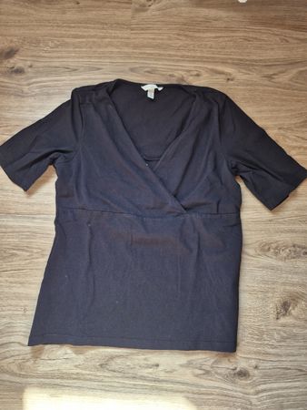 Umstandsshirt und Stillshirt H&M Mama schwarz Gr. L