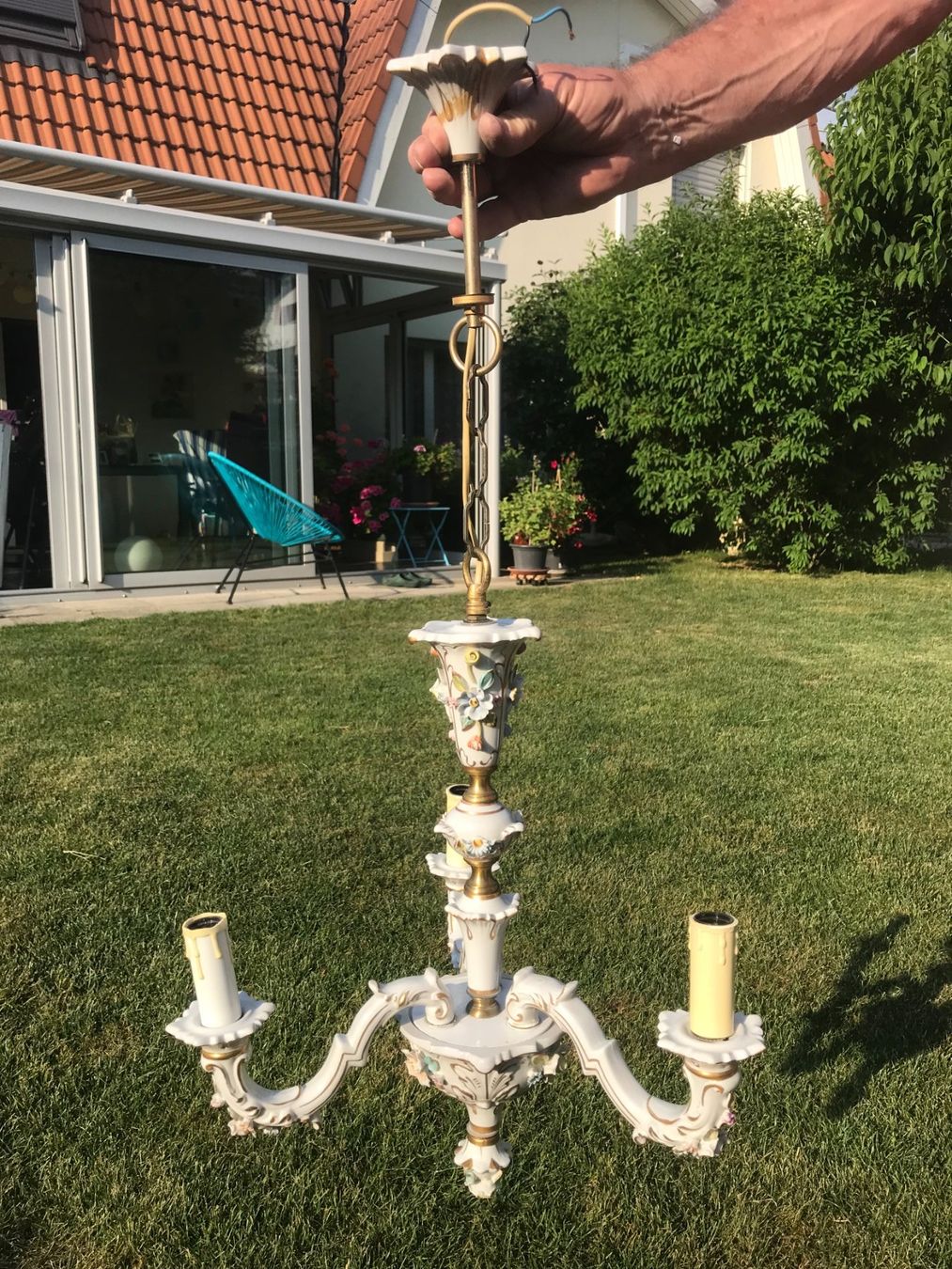 Kronleuchter & Deckenlampen: Deckenlampe Porzellan Antik – Gebraucht aus Aesch BL von muroluz 1