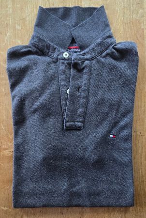 Tommy Hilfiger Poloshirt grau, schlicht, Grösse S