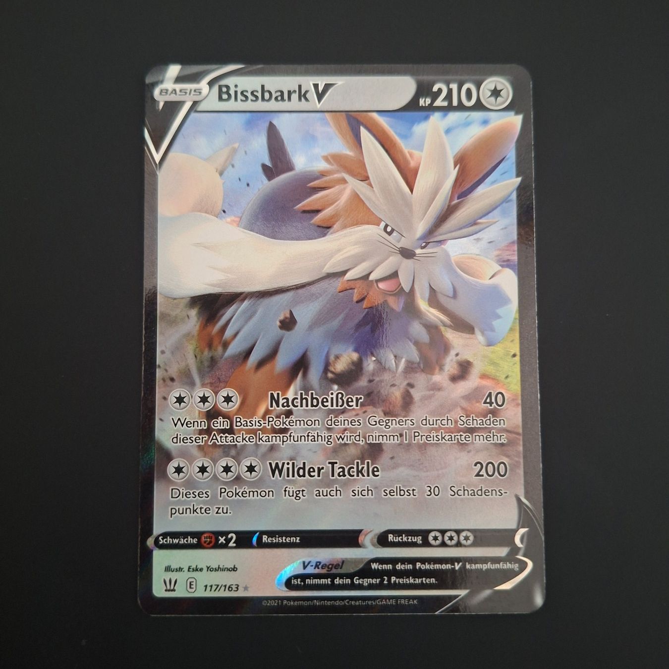 Pokémon Carte collezionabili: Bissbark V #117 Battle Styles DE – Usato da Biasca venduto da Sara_Poke123