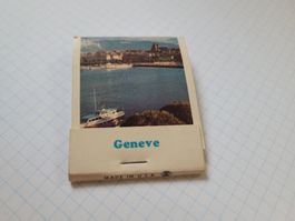 Vintage Streichholzschachtel Geneve