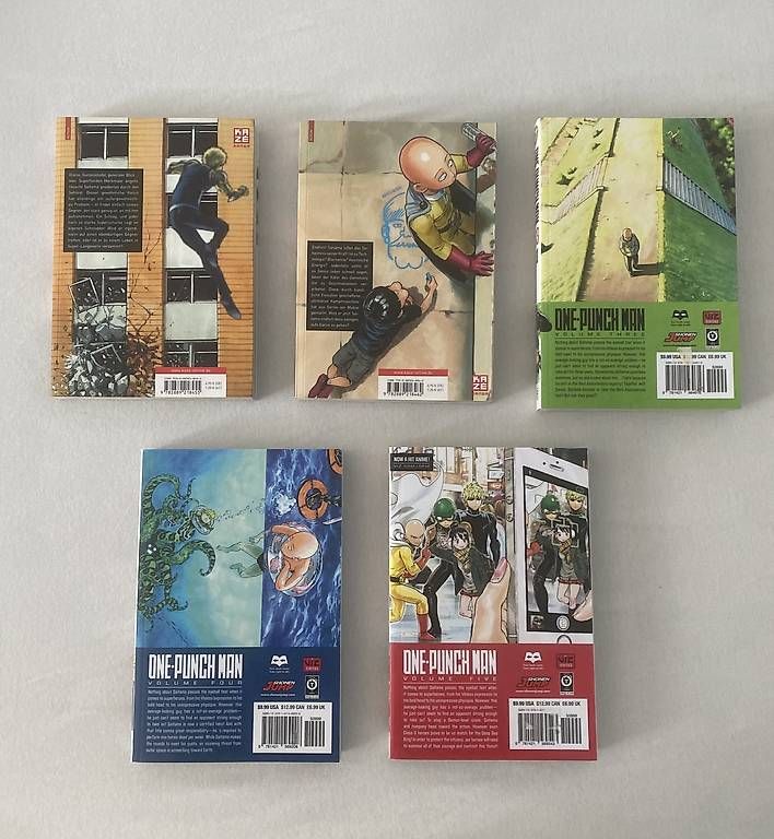 Comics: One Punch Man Mangas Series 1-5 – Gebraucht aus Grenchen von Wolfine 1