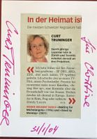 Curt Truninger Autogramm signiert Karte m.Bild 10x15cm