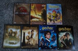 7 DVD - Schnäppchenpreis - Harry Potter, Herr der Ringe etc.